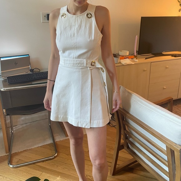 Derek Lam 10 Crosby White Tie Dress - Picture 2 of 8